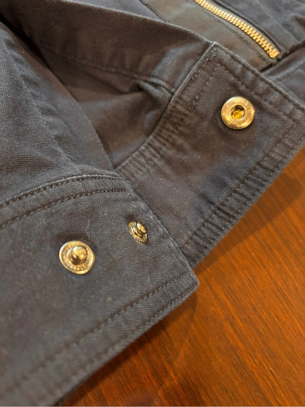 ATM Anthony Thomas Melillo Navy Chore-Style Field Jacket